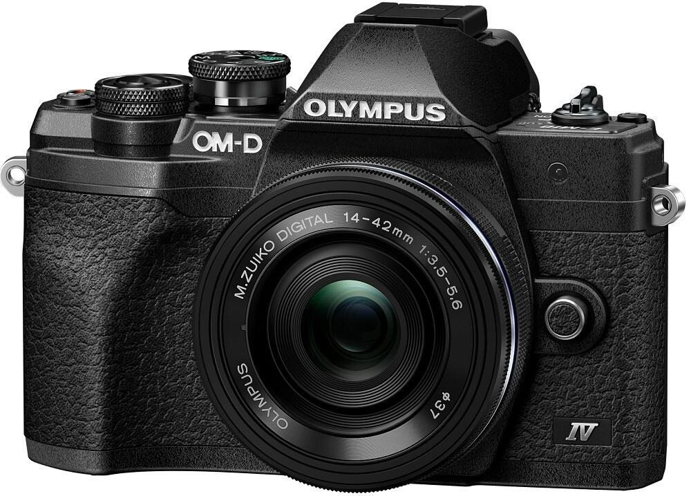 Digitális fényképezőgép Olympus OM-D E-M10 Mark IV + 14-42 mm EZ fekete