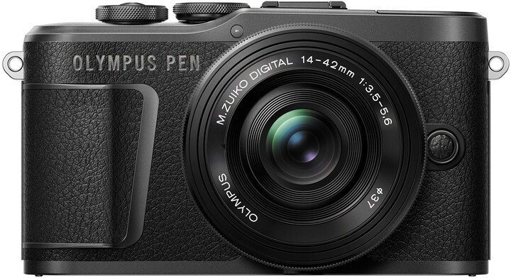 Digitális fényképezőgép Olympus PEN E-PL10 fekete + ED 14-42 mm f/3.5-5.6 EZ fekete