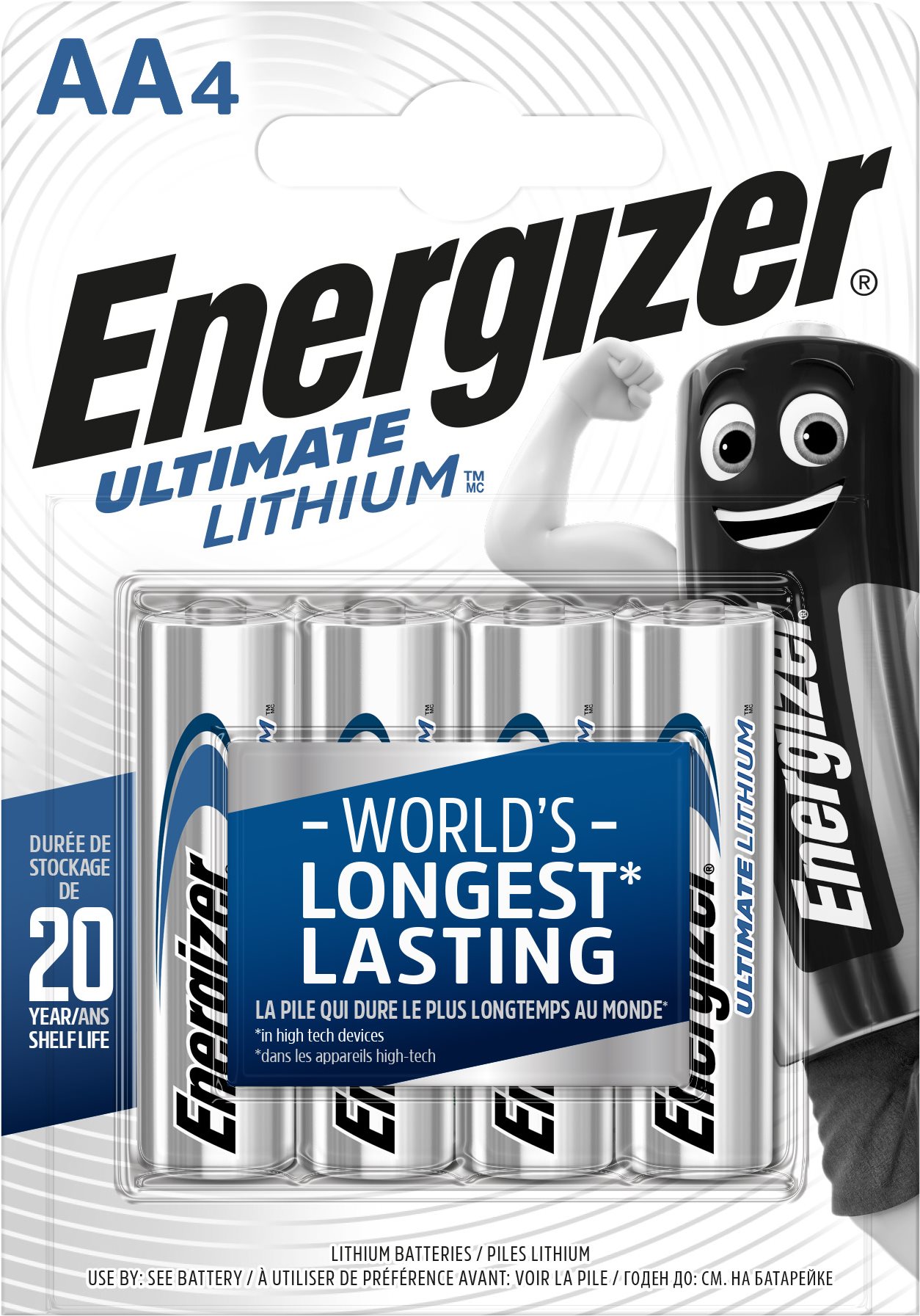 Eldobható elem Energizer Ultimate Lithium AA / 4