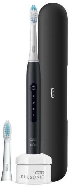 Elektromos fogkefe Oral-B Pulsonic Slim Luxe 4500 Matte Black