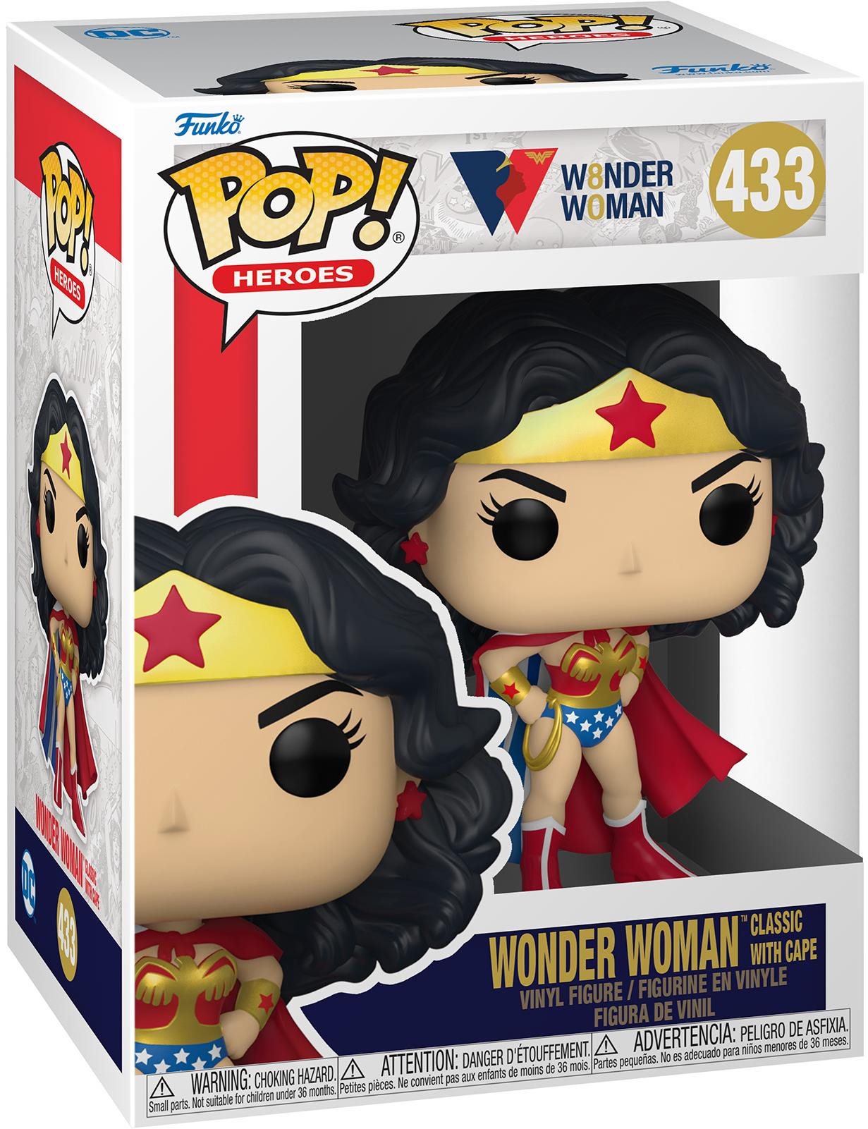 Figura Funko POP! Heroes WW 80th-WW(ClassicW/Cape)