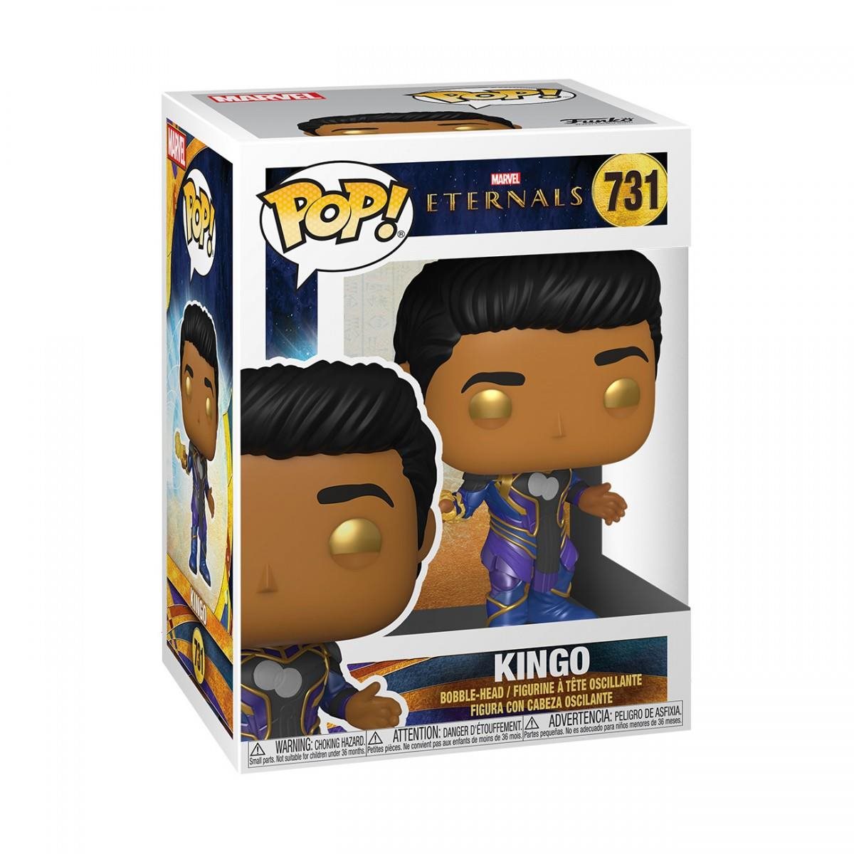 Figura Funko POP! Marvel Eternals - Kingo (Bobble-head)