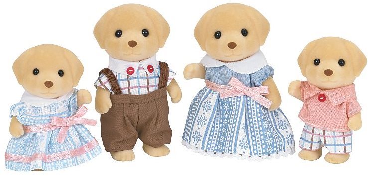 Figurák Sylvanian Families Sárga labrador család