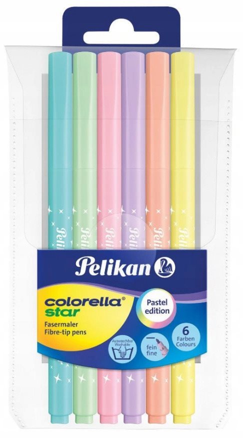Filctoll Pelikan Colorella pasztell 6 szín