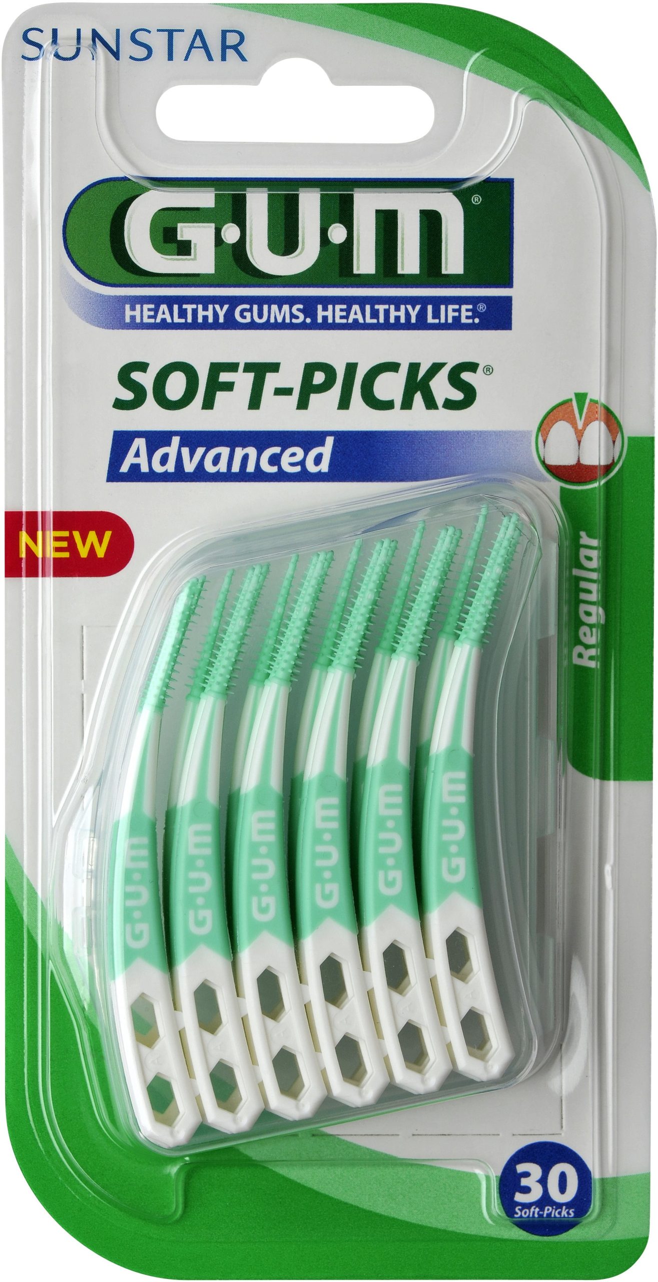 Fogköztisztító kefe GUM Soft-Picks Advanced Regular masszázs 30 db