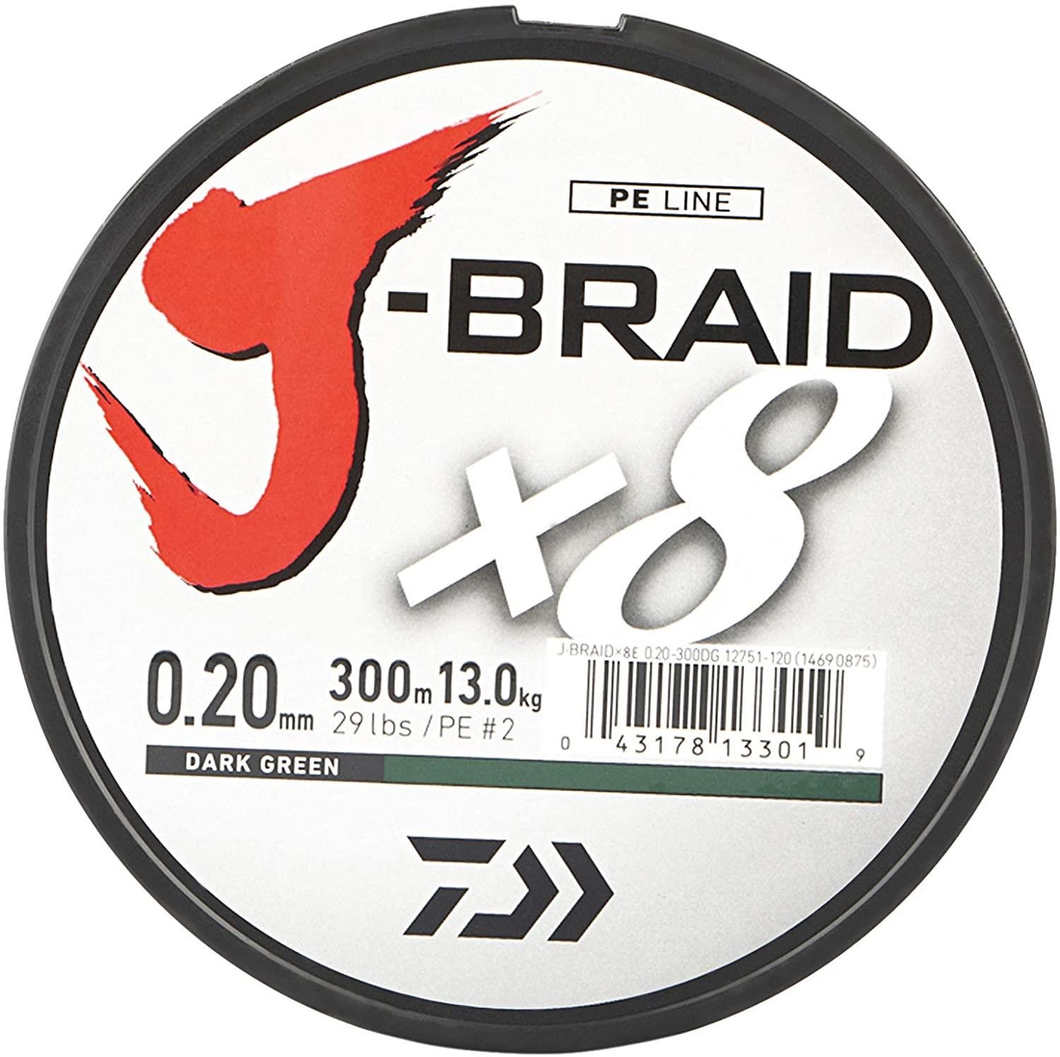Fonott zsinór Daiwa J-Braid X8 0