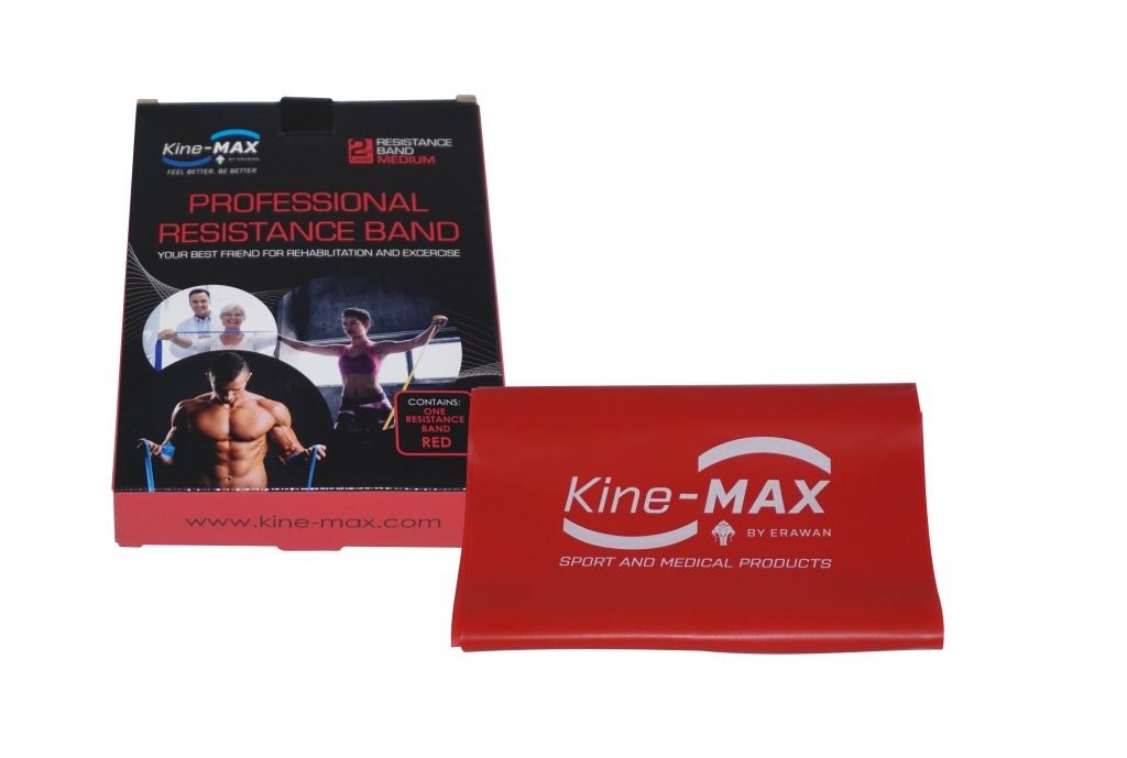 Gumiszalag Kine-MAX Pro-Resistance Band - Level 2 – Piros (Közepes)
