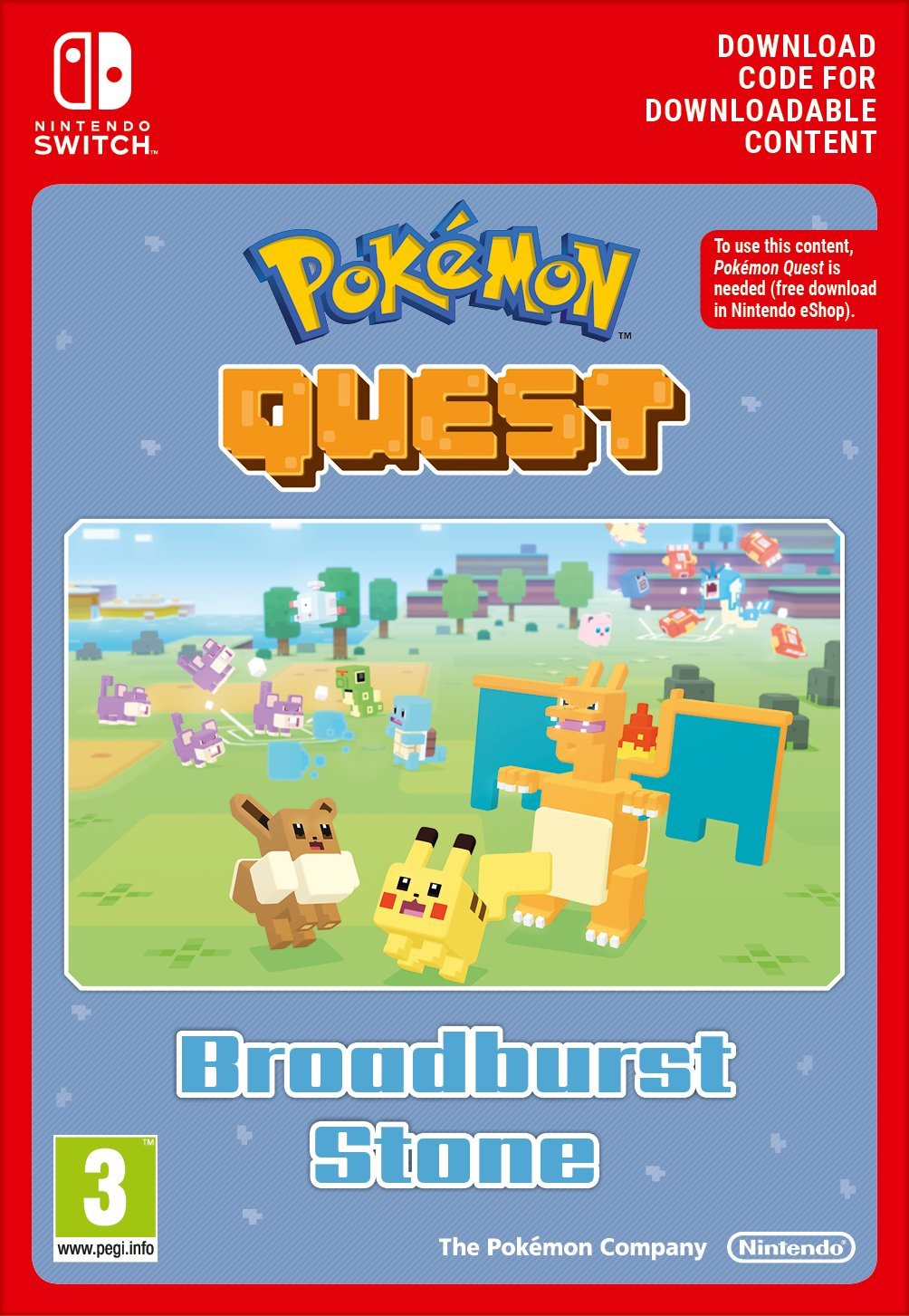 Játék kiegészítő Pokémon Quest Broadburst Stone DLC - Nintendo Switch Digital