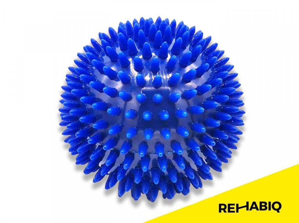 Masszázslabda Rehabiq Hedgehog masszázslabda kék