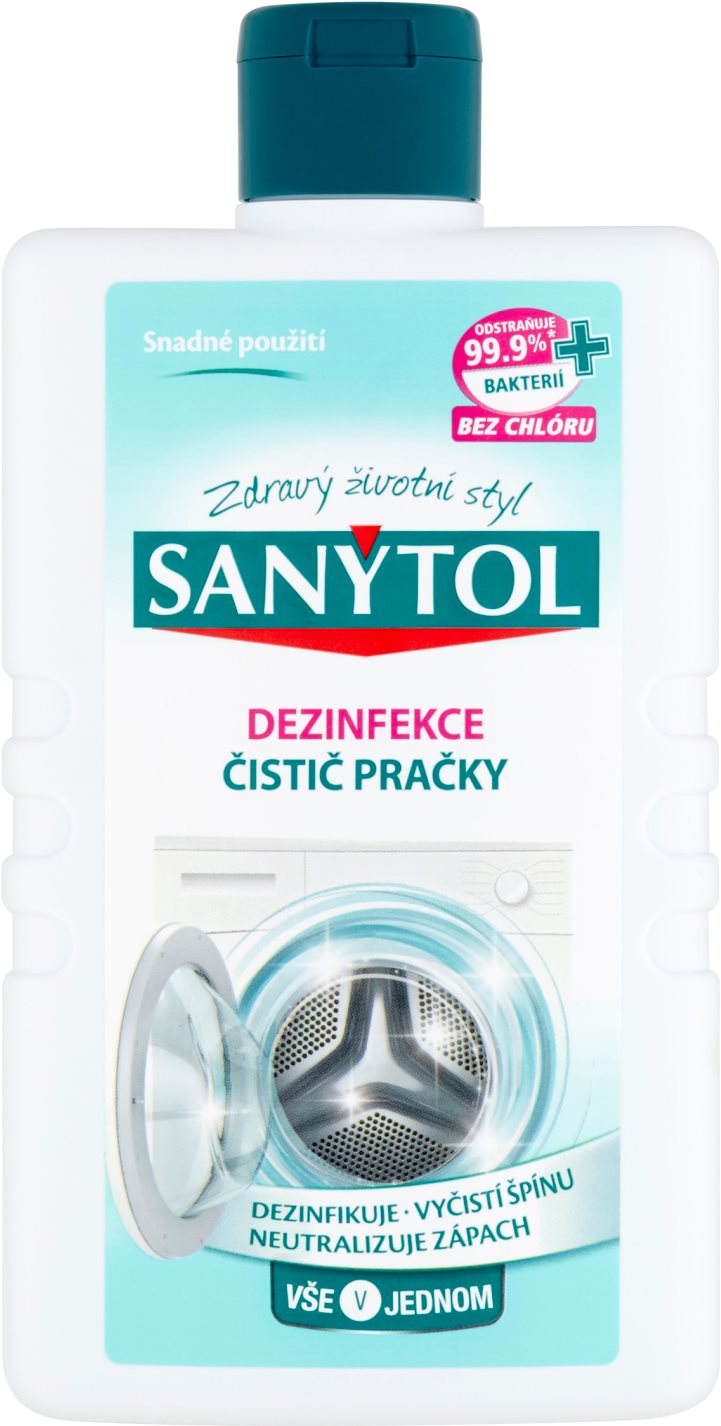 Mosógéptisztító SANYTOL Fertőtlenítőszer mosógéphez
