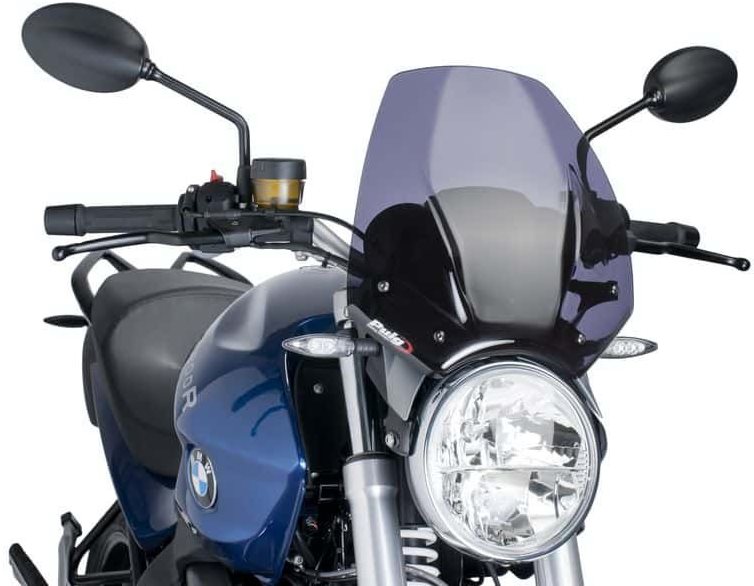 Motorkerékpár plexi-szélvédő PUIG NEW GEN SPORT sötét füstszínű