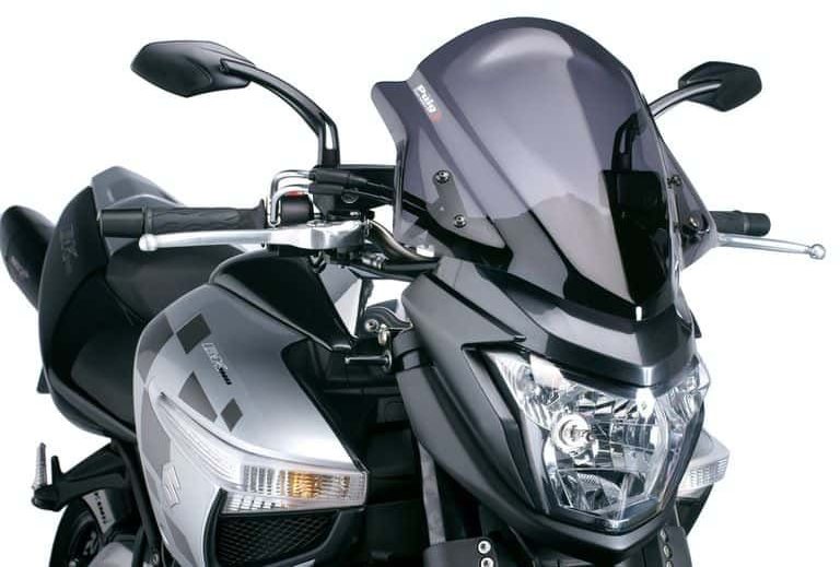Motorkerékpár plexi-szélvédő PUIG NEW GEN SPORT sötét füstszínű plexi