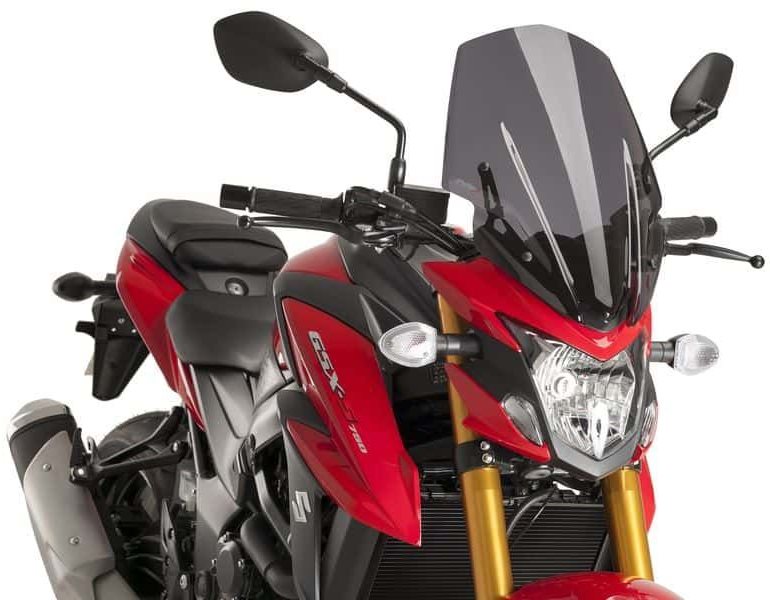 Motorkerékpár plexi-szélvédő PUIG NEW. GEN TOURING sötét füstszínű SUZUKI GSX-S 750 (2017-2019) járművekhez