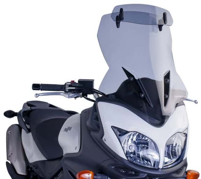 Motorkerékpár plexi-szélvédő PUIG TOURING kiegészítő füstszínű plexi