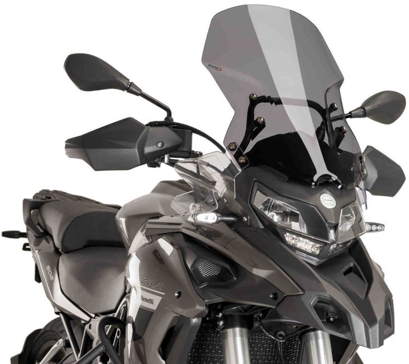 Motorkerékpár plexi-szélvédő PUIG TOURING sötét füstszínű
