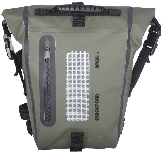 Motoros hátizsák OXFORD Aqua T8 farokzsák (khaki/fekete