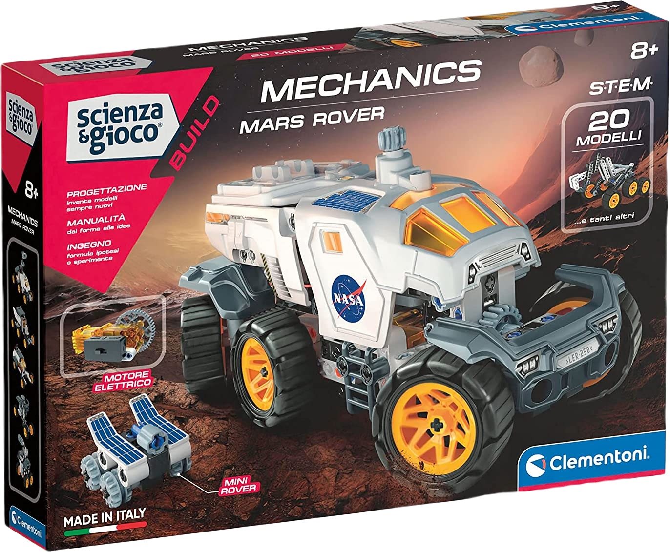 Műanyag modell Clementoni NASA MARS ROVER