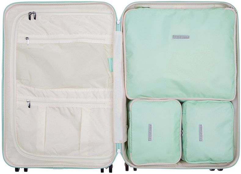 Packing Cubes Suitsuit Perfect Packing system huzat készlet M méret Luminous Mint