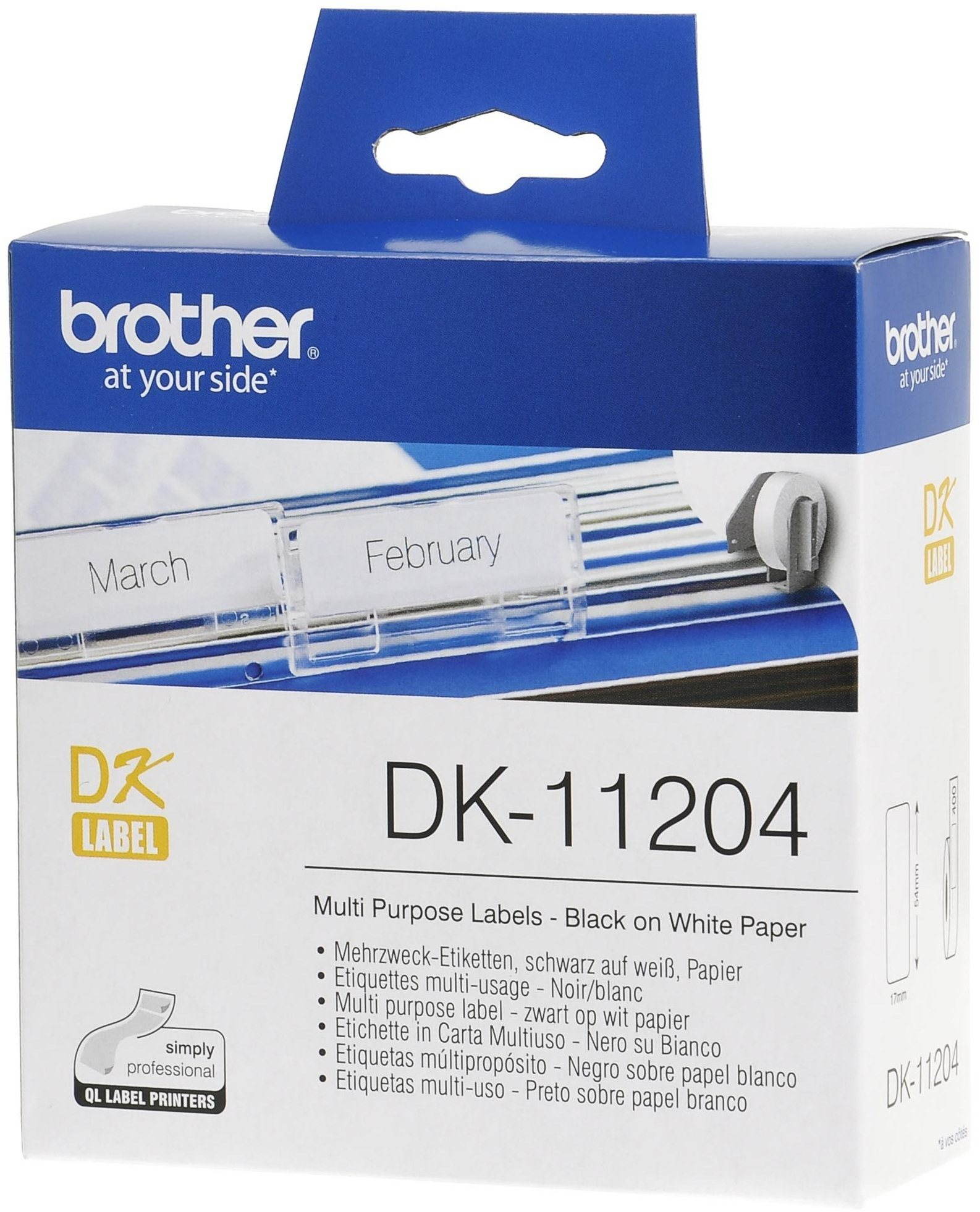Papírcímke Brother DK-11204