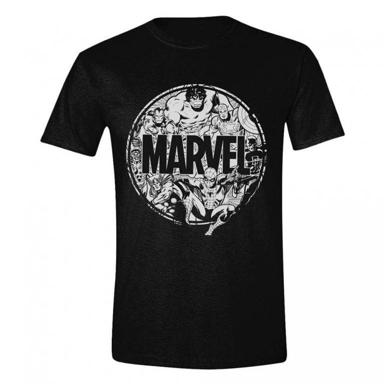Póló Marvel - Character Circle - póló