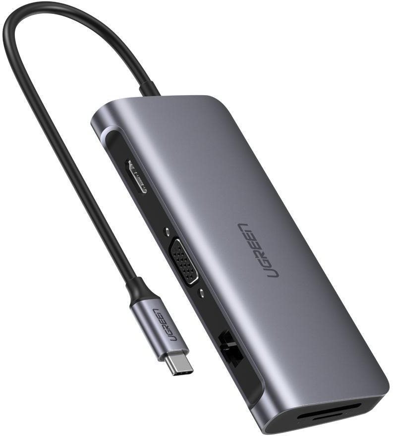 Port replikátor Ugreen USB-C Hub 9 az 1-ben