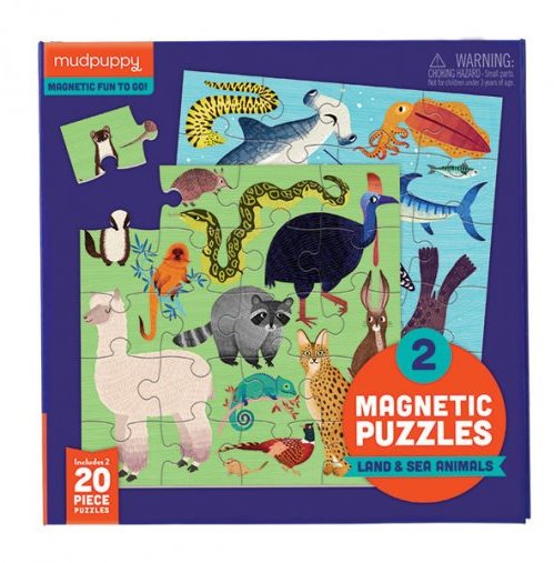 Puzzle Mágneses puzzle - Állatok