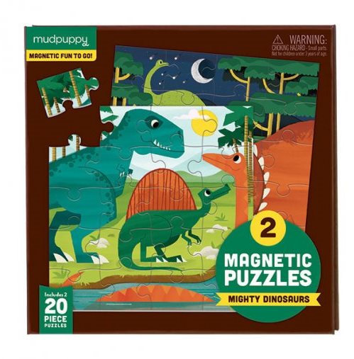 Puzzle Mágneses puzzle - Dinoszauruszok