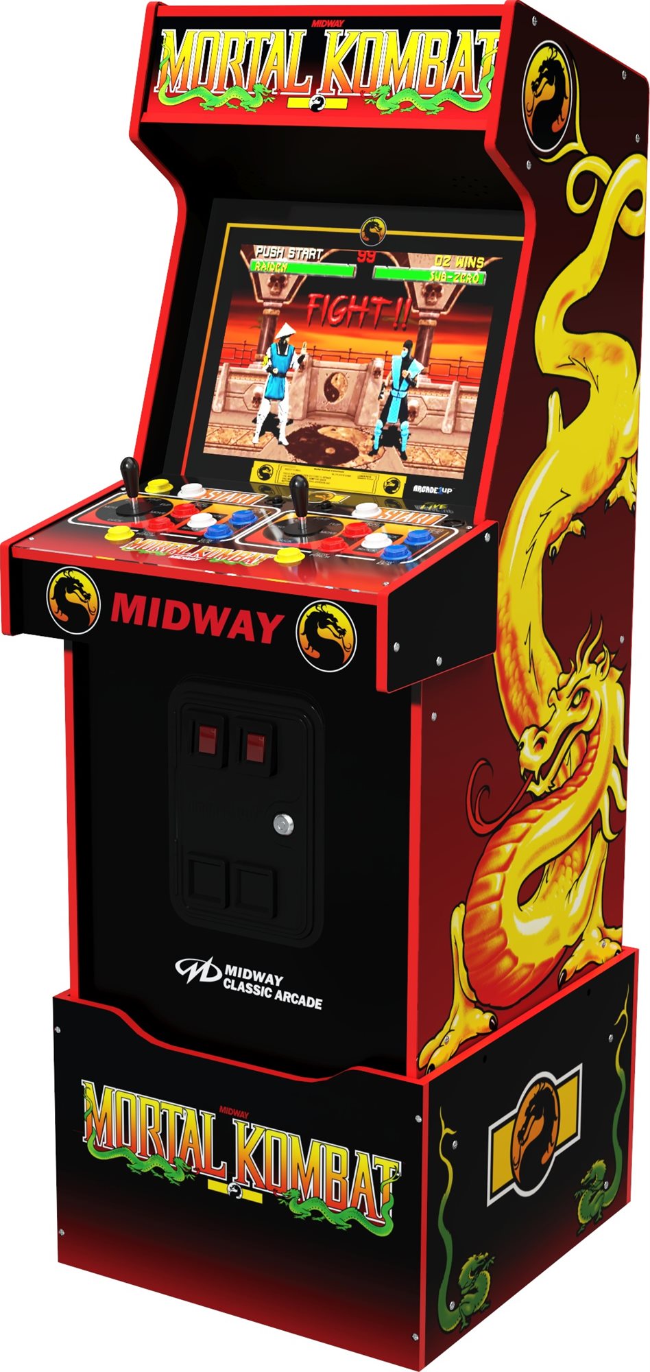 Retro játékkonzol Arcade1up Mortal Kombat Midway Legacy 14-in-1 Wifi Enabled
