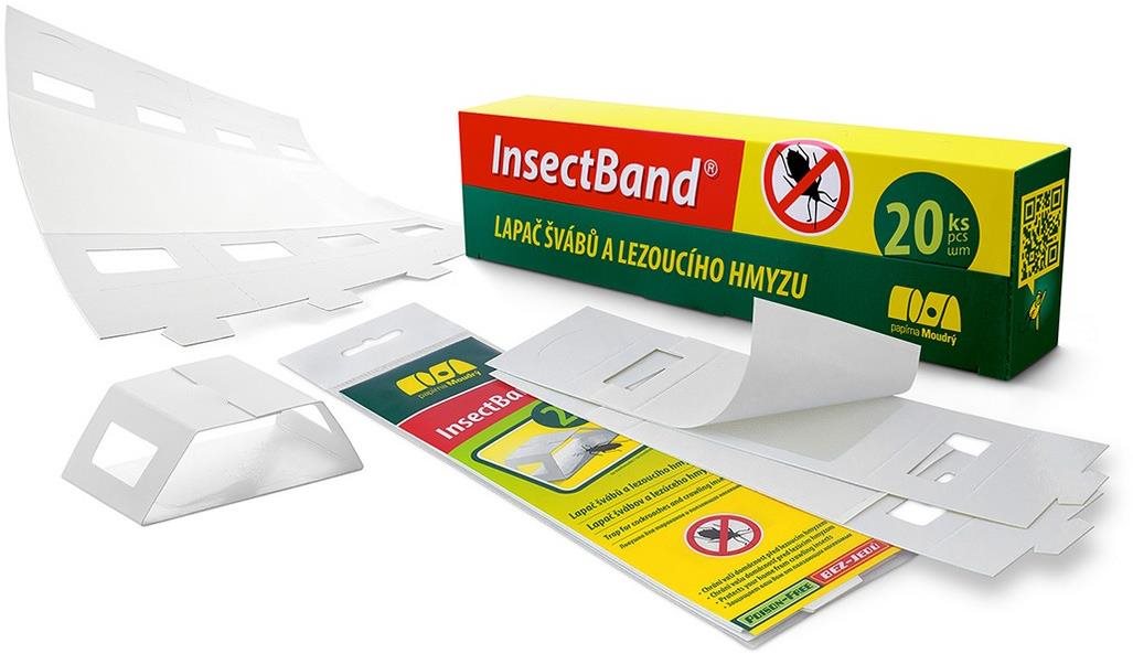 Rovarcsapda PAPÍRNA MOUDRÝ InsectBand Csótánycsapda  2 db