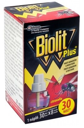 Rovarriasztó BIOLIT Plus folyadék utántöltő 31 ml