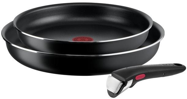 Serpenyő szett Tefal serpenyő szett 24 és 28 cm Ingenio Easy On L1599302 levehető nyéllel