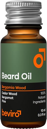 Szakállápoló olaj BEVIRO Bergamia Wood 10 ml