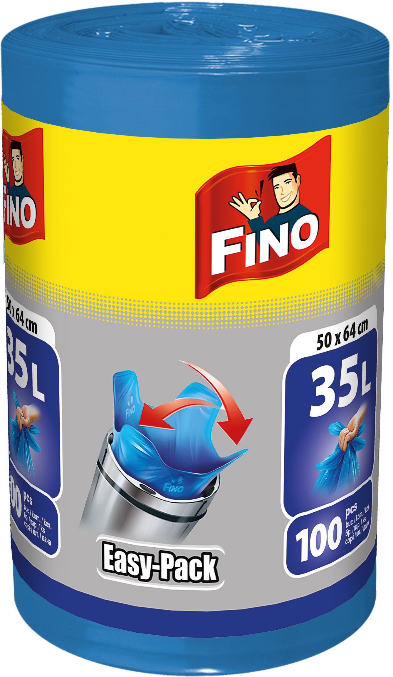 Szemeteszsák FINO Easy pack 35 l