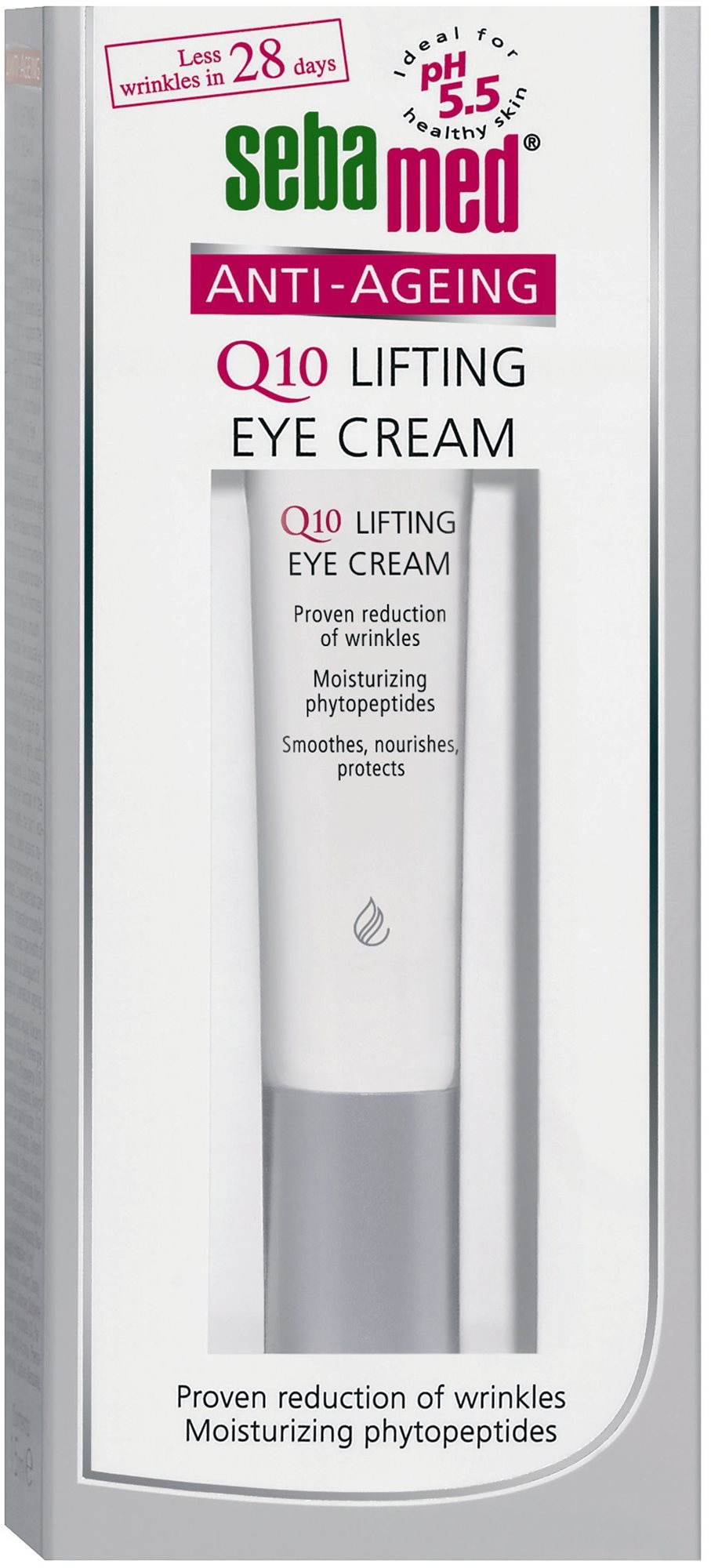 Szemkörnyékápoló SEBAMED Anti-Age Q10 Lifting Eye Cream 15 ml