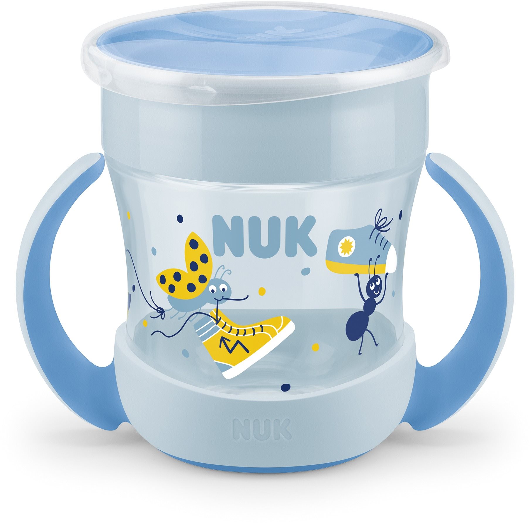 Tanulópohár NUK Mini Magic Cup 160 ml kék