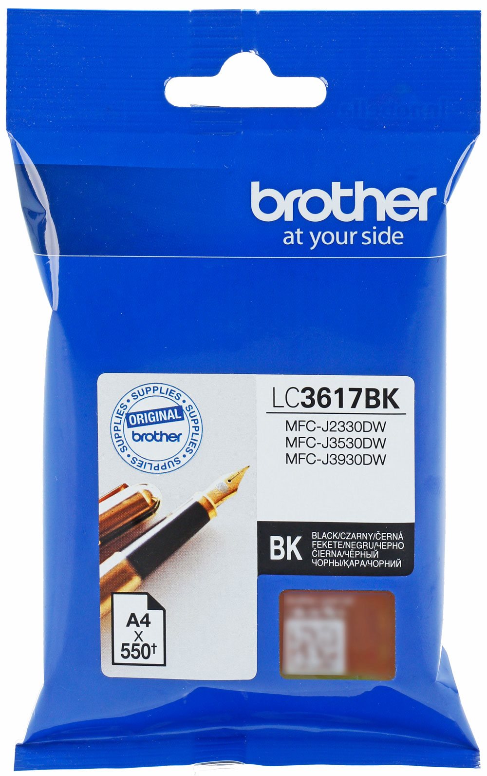Tintapatron Brother LC-3617BK fekete