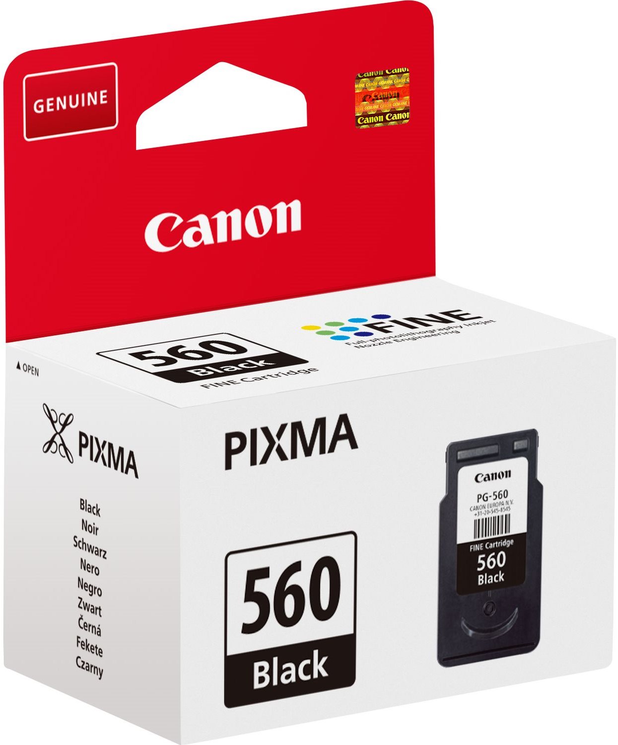 Tintapatron Canon PG-560 fekete