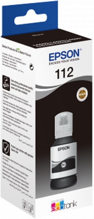 Tintapatron Epson 112 EcoTank Pigment Black Ink Bottle - fekete