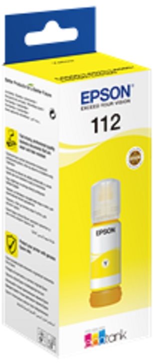 Tintapatron Epson 112 EcoTank Pigment Yellow Ink Bottle - sárga