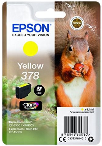 Tintapatron Epson T3784 378-as sz. sárga