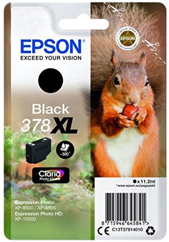 Tintapatron Epson T3791 378XL fekete