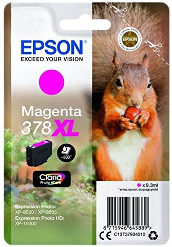 Tintapatron Epson T3793 378XL magenta