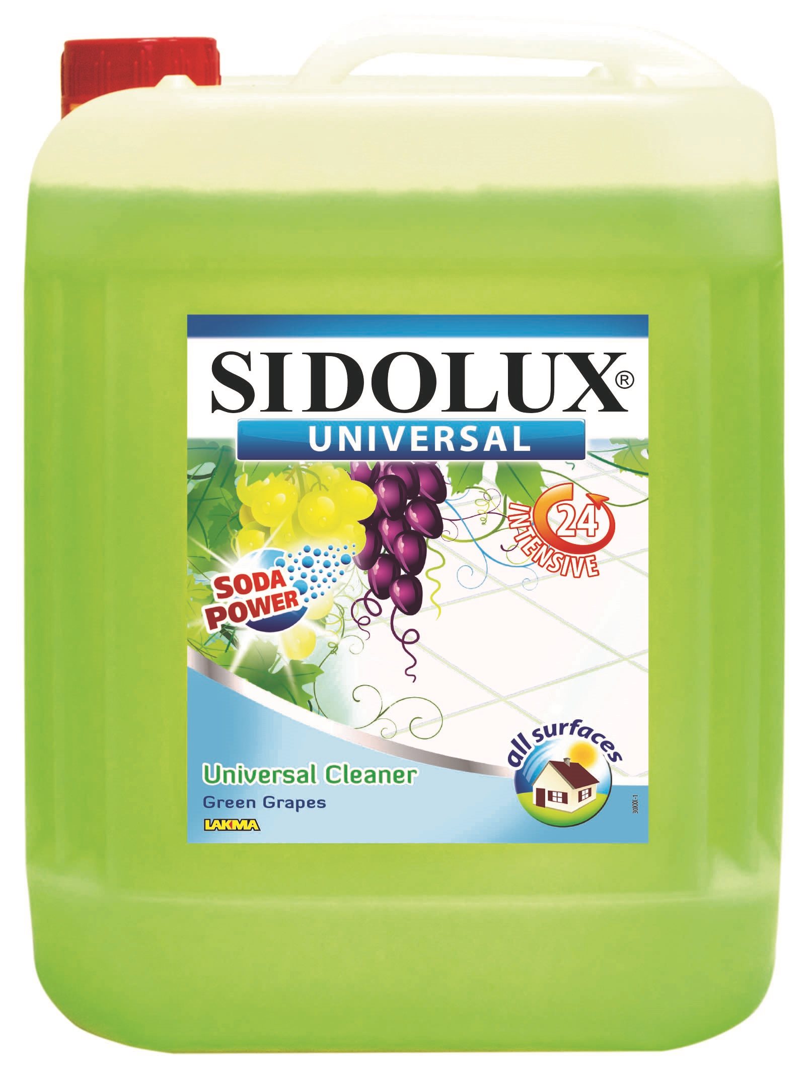 Tisztítószer SIDOLUX Universal Soda Power Green Grapes 5 l