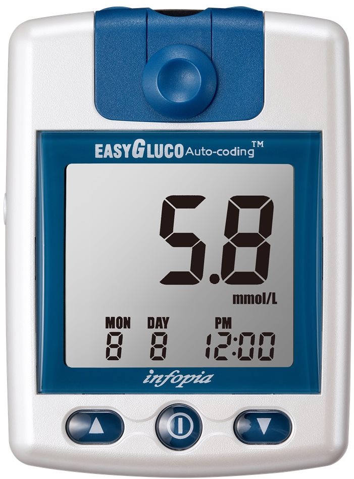 Vércukormérő Glucometer EasyGluco + 25 csík