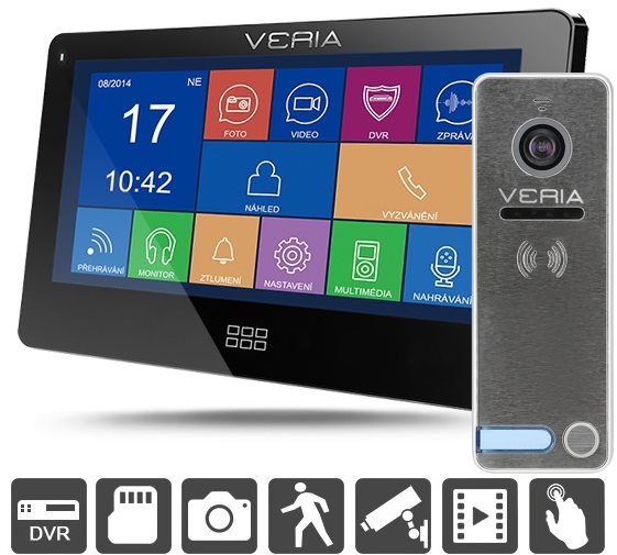 Videótelefon VERIA 7077C + VERIA 230