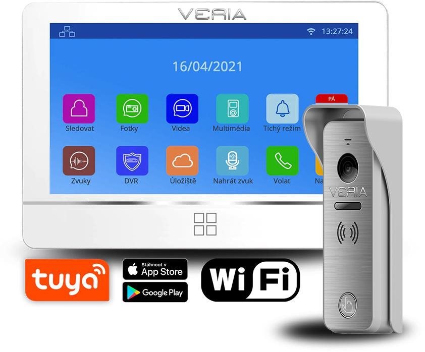 Videótelefon VERIA 8277B-W + VERIA 831