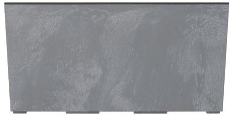 Virágláda PROSPERPLAST Urbi case beton effect marengo 58 cm