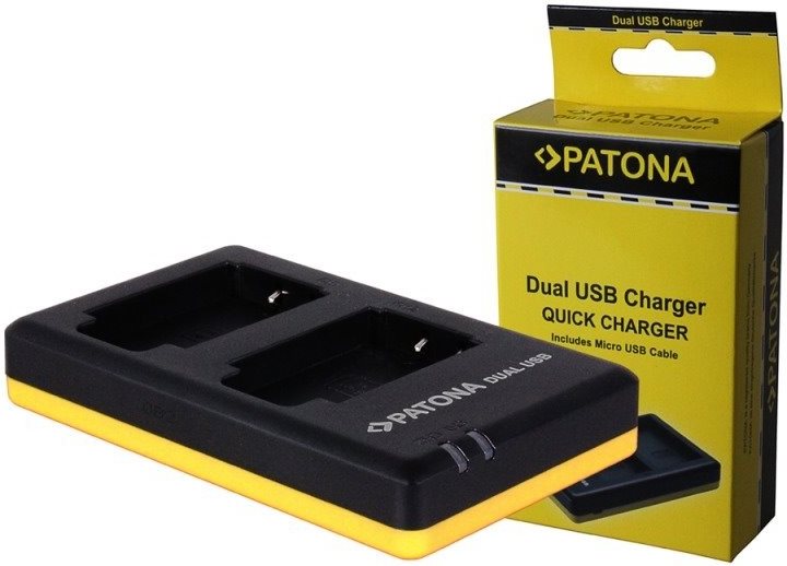 Akkumulátortöltő PATONA  Foto Dual Quick Panasonic DMW-BLF19