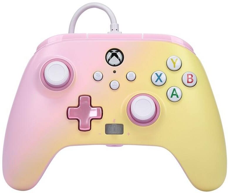 Gamepad PowerA Enhanced Wired Controller for Xbox Series X|S - Pink Lemonade