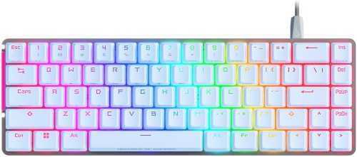 Gamer billentyűzet ASUS ROG FALCHION ACE Moonlight White (NX RED / PBT ) - US